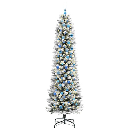 vidaXL Artificial Christmas Tree White 240 cm - 48797