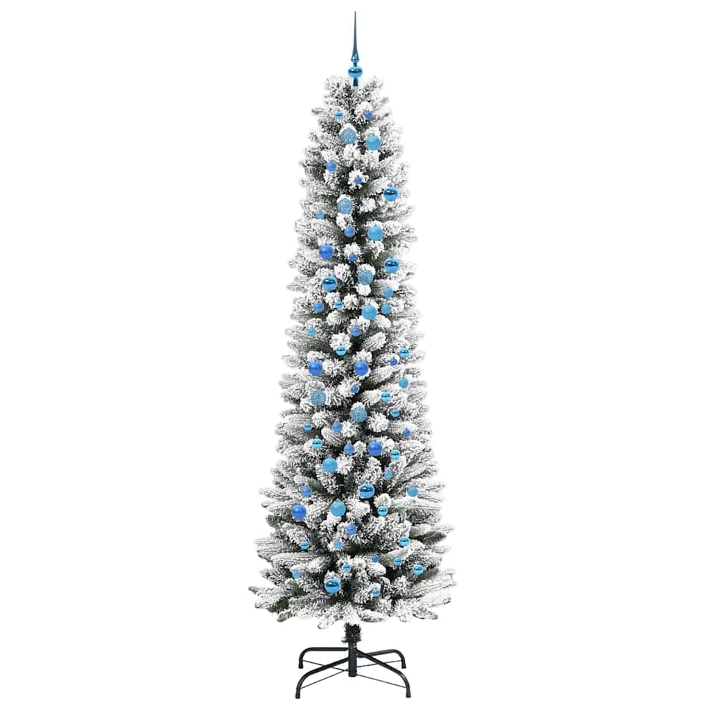 vidaXL Artificial Christmas Tree White 240 cm - 48797