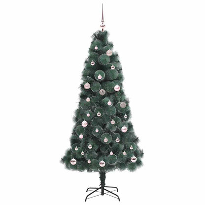 vidaXL Artificial Pre-lit Christmas Tree with Ball Set Green 150 cm - 48889
