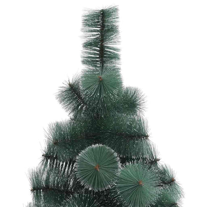 vidaXL Artificial Pre-lit Christmas Tree with Ball Set Green 210 cm - 48943