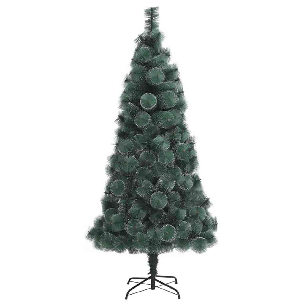 vidaXL Artificial Pre-lit Christmas Tree with Ball Set Green 210 cm - 48943