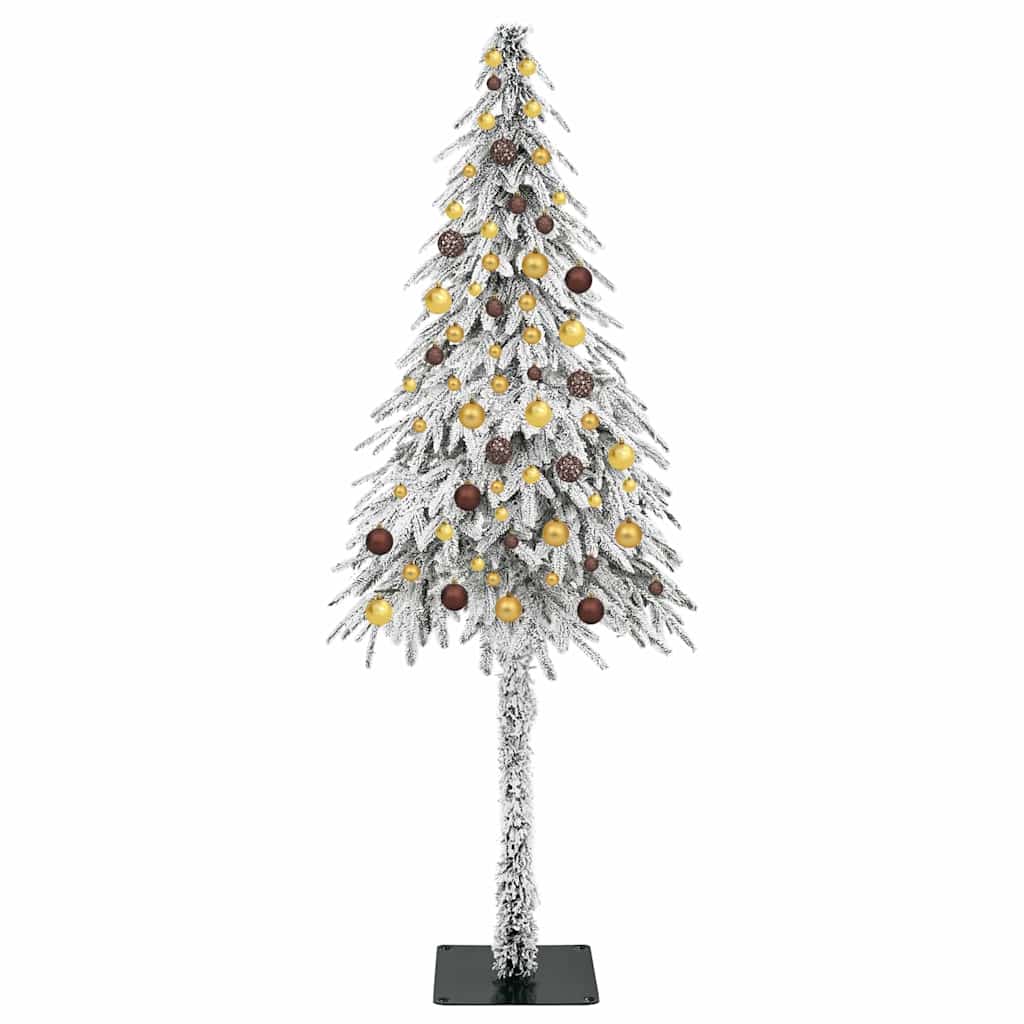 vidaXL Christmas Tree with 300 LEDs White 210 cm PE and Steel - 49006