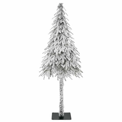 vidaXL Christmas Tree with 300 LEDs White 210 cm PE and Steel - 49015