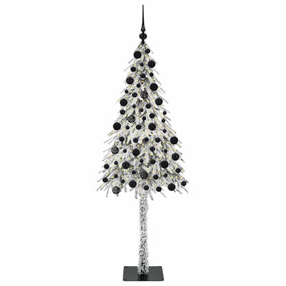 vidaXL Christmas Tree with 300 LEDs White 210 cm PE and Steel - 49022