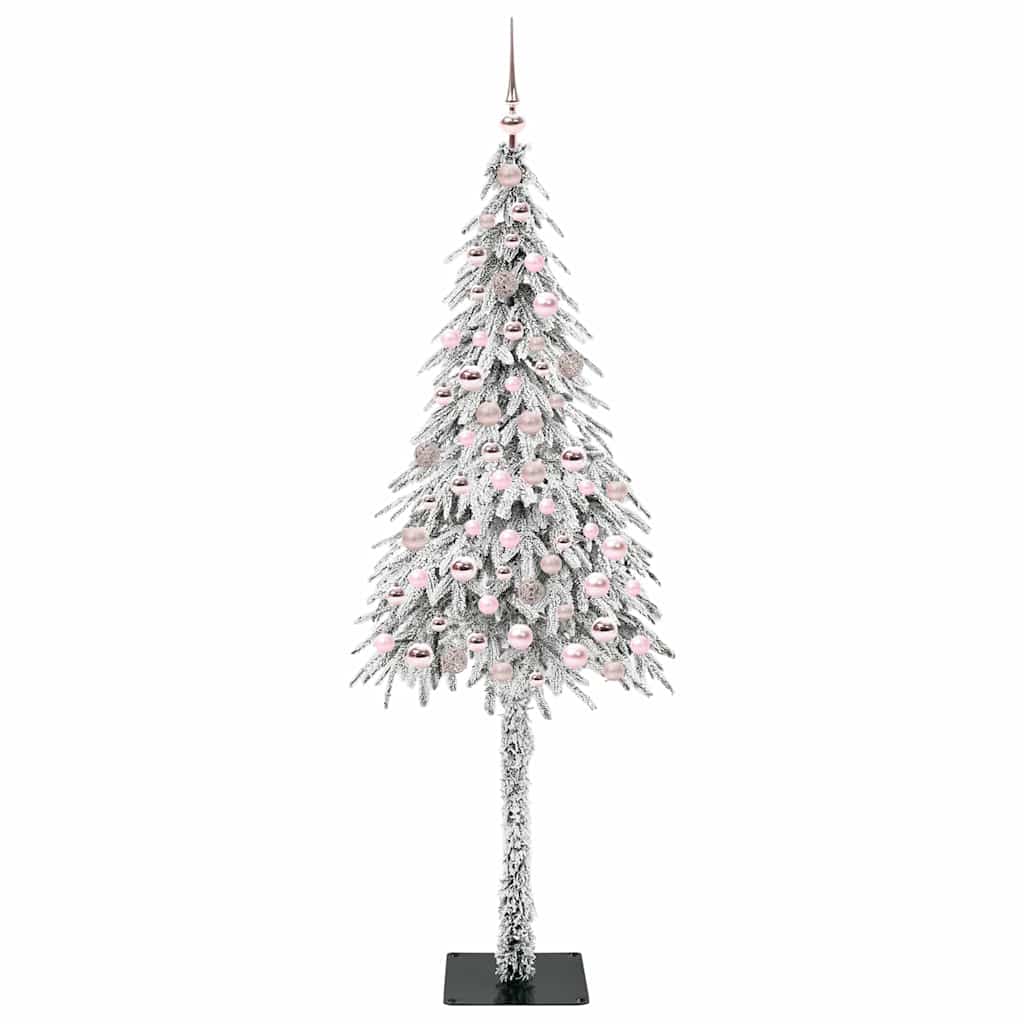 vidaXL Christmas Tree with 300 LEDs White 210 cm PE and Steel - 49027