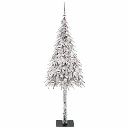 vidaXL Christmas Tree with 300 LEDs White 210 cm PE and Steel - 49027