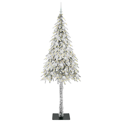 vidaXL Christmas Tree with 300 LEDs White 210 cm PE and Steel - 49030