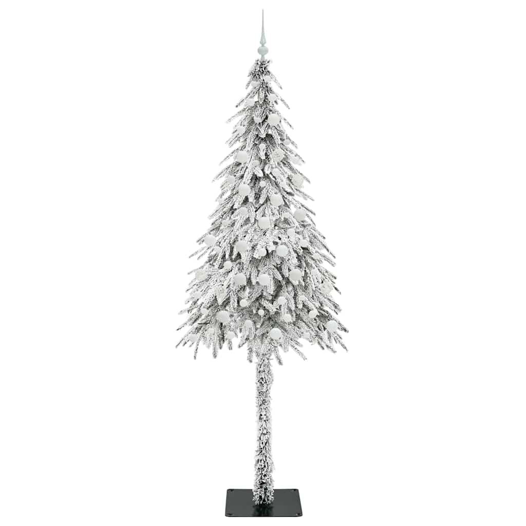 vidaXL Christmas Tree with 300 LEDs White 210 cm PE and Steel - 49030
