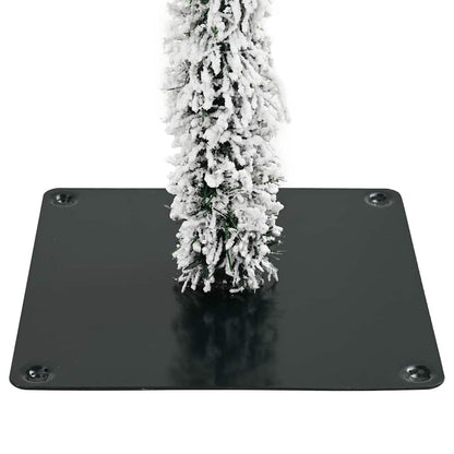 vidaXL Christmas Tree with 300 LEDs White 210 cm PE and Steel - 49039
