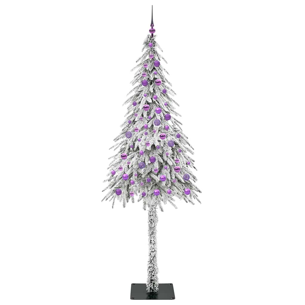 vidaXL Christmas Tree with 300 LEDs White 210 cm PE and Steel - 49039