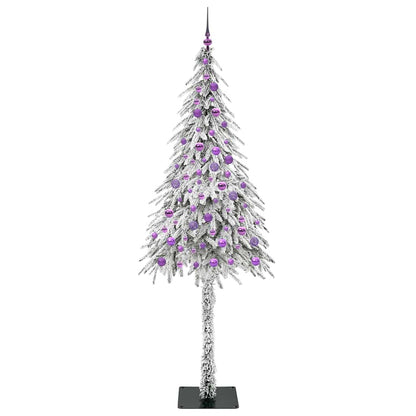vidaXL Christmas Tree with 300 LEDs White 210 cm PE and Steel - 49039