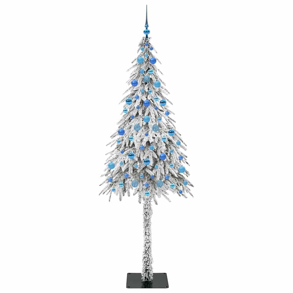 vidaXL Christmas Tree with 300 LEDs White 210 cm PE and Steel - 49042