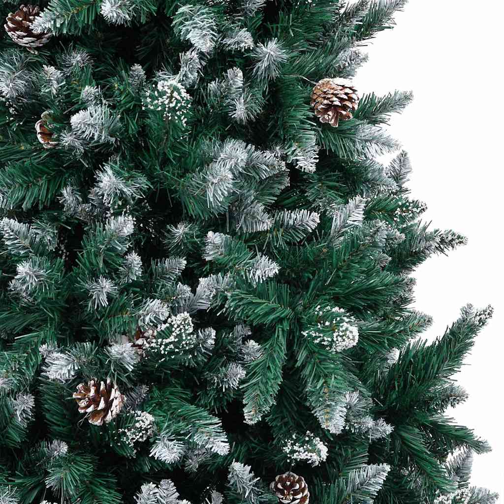 vidaXL Artificial Christmas Tree with 300 LEDs with Stand Green 210 cm - 49043