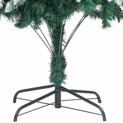 vidaXL Artificial Christmas Tree with 300 LEDs with Stand Green 240 cm - 49079