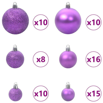 vidaXL Artificial Christmas Tree with 300 LEDs with Stand Green 240 cm - 49079