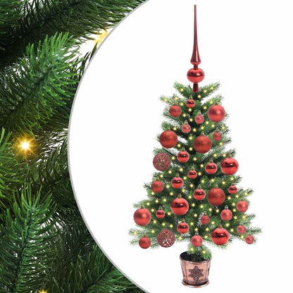 vidaXL Christmas Tree with 150 LEDs with Stand Green 65 cm PE