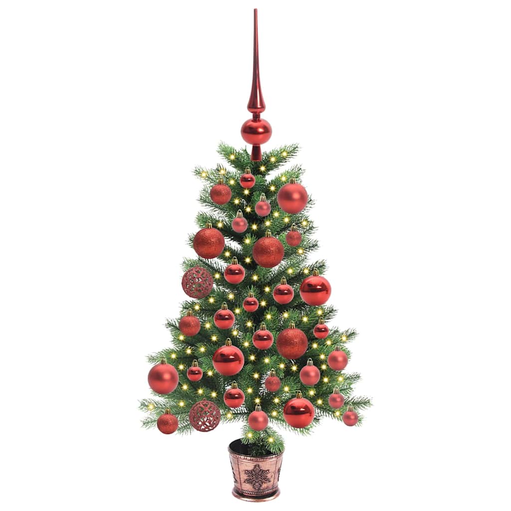 vidaXL Christmas Tree with 150 LEDs with Stand Green 65 cm PE