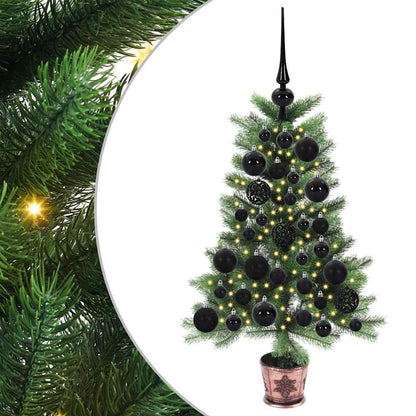vidaXL Christmas Tree with 150 LEDs with Stand Green 65 cm PE - 49106