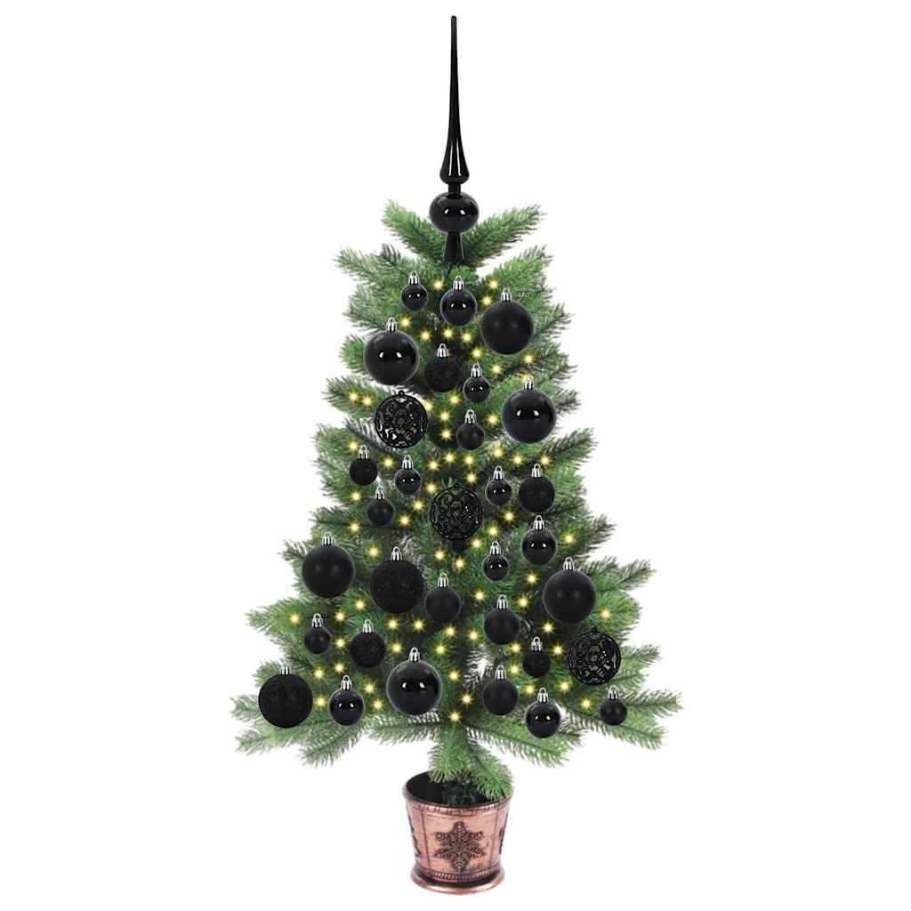 vidaXL Christmas Tree with 150 LEDs with Stand Green 65 cm PE - 49106