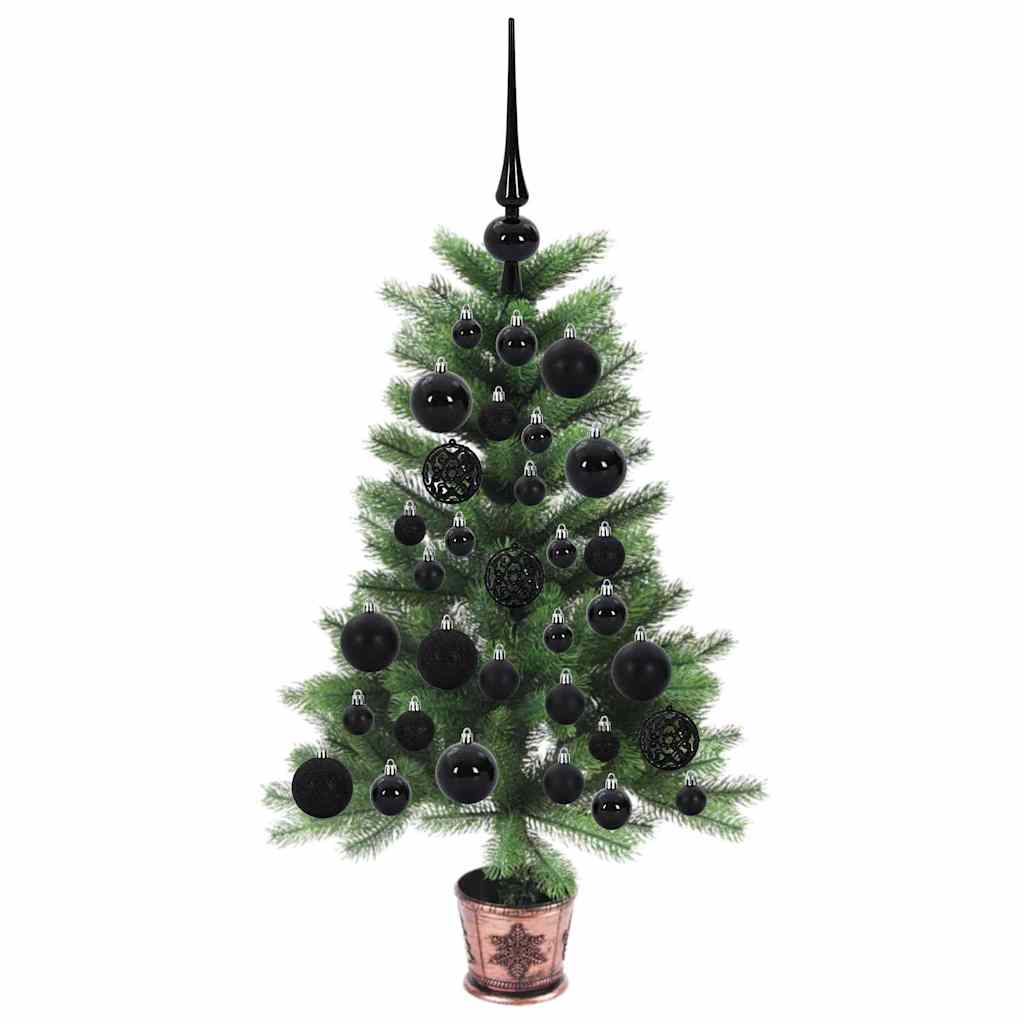 vidaXL Christmas Tree with 150 LEDs with Stand Green 65 cm PE - 49106
