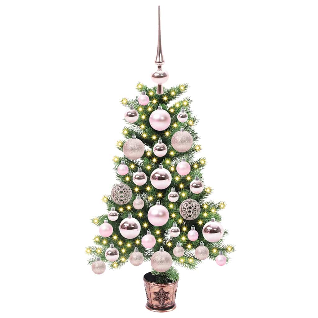 vidaXL Christmas Tree with 150 LEDs with Stand Green 65 cm PE - 49113