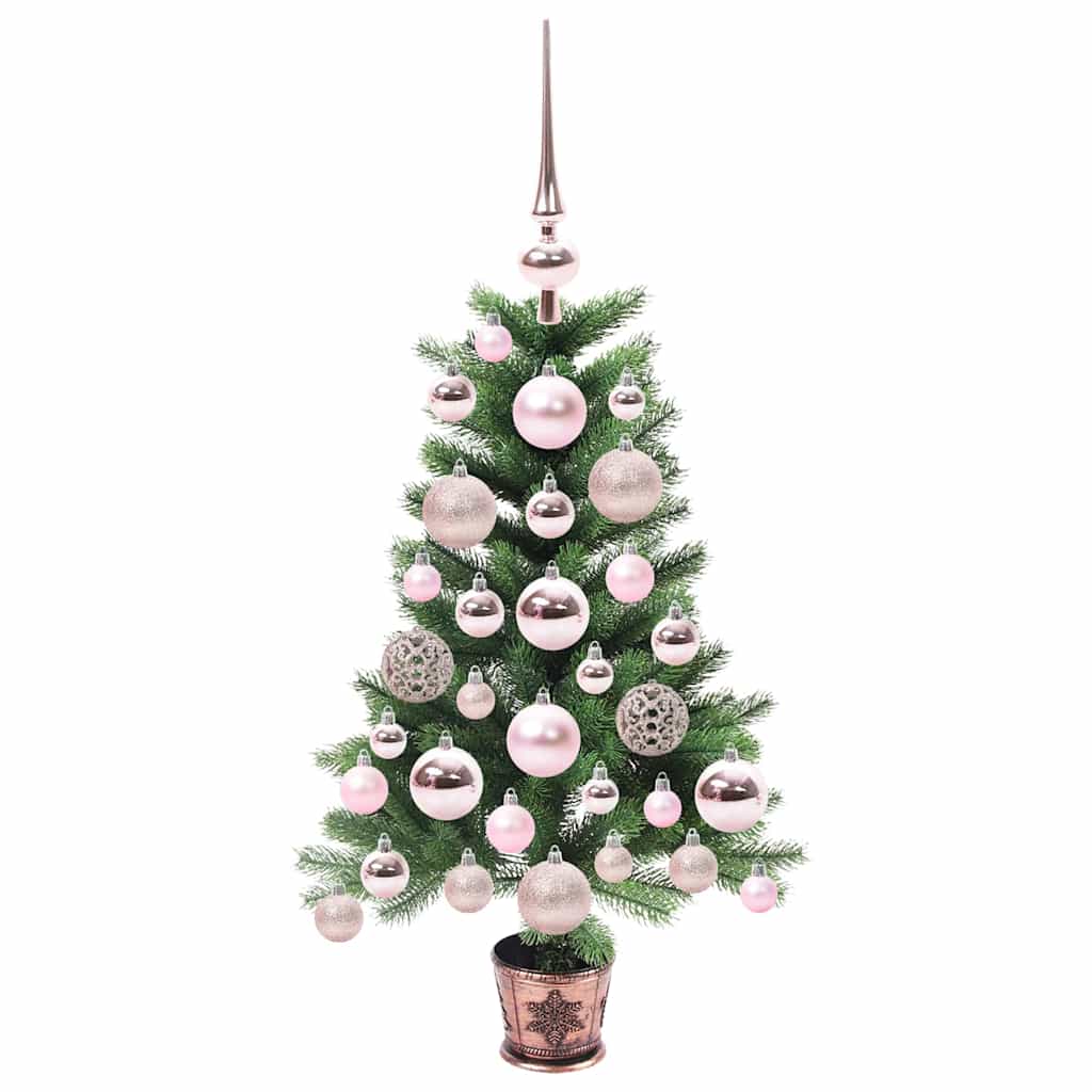 vidaXL Christmas Tree with 150 LEDs with Stand Green 65 cm PE - 49113