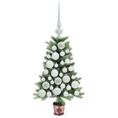 vidaXL Christmas Tree with 150 LEDs with Stand Green 65 cm PE - 49124