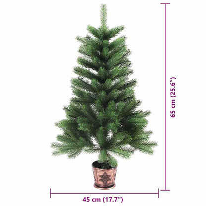 vidaXL Christmas Tree with 150 LEDs with Stand Green 65 cm PE - 49128