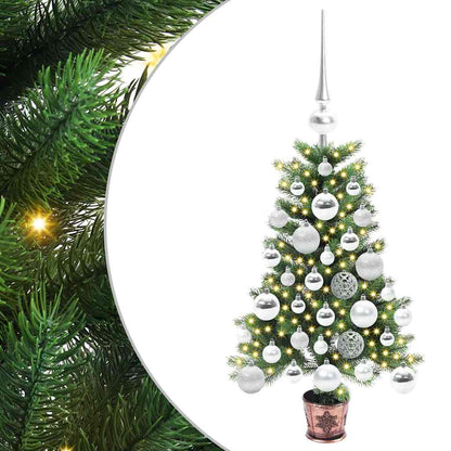 vidaXL Christmas Tree with 150 LEDs with Stand Green 65 cm PE - 49137