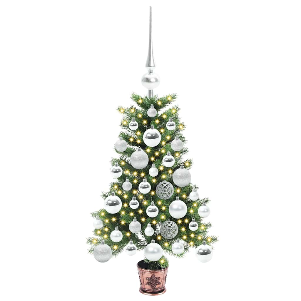 vidaXL Christmas Tree with 150 LEDs with Stand Green 65 cm PE - 49137