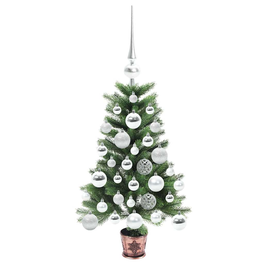 vidaXL Christmas Tree with 150 LEDs with Stand Green 65 cm PE - 49137