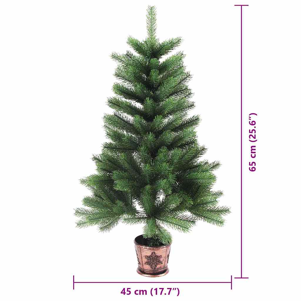 vidaXL Christmas Tree with 150 LEDs with Stand Green 65 cm PE - 49137