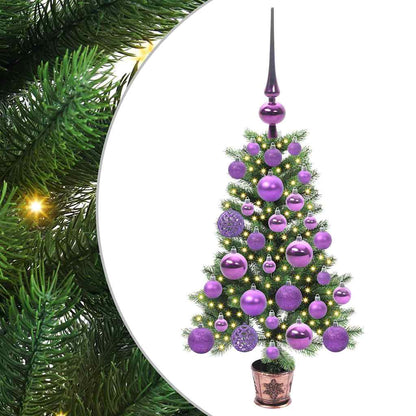 vidaXL Christmas Tree with 150 LEDs with Stand Green 65 cm PE - 49144