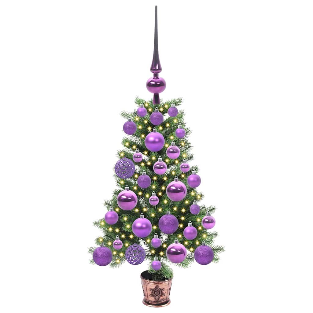 vidaXL Christmas Tree with 150 LEDs with Stand Green 65 cm PE - 49144