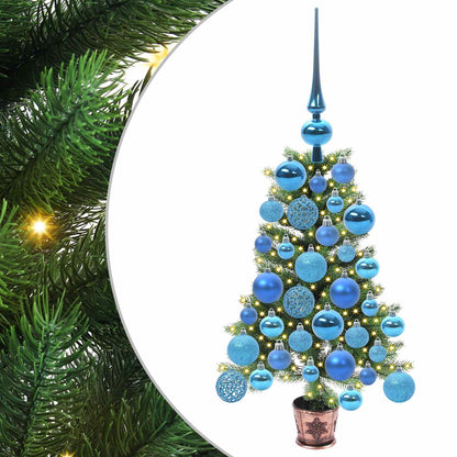 vidaXL Christmas Tree with 150 LEDs with Stand Green 65 cm PE - 49153