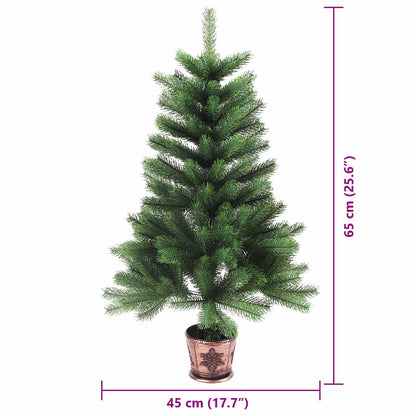 vidaXL Christmas Tree with 150 LEDs with Stand Green 65 cm PE - 49153