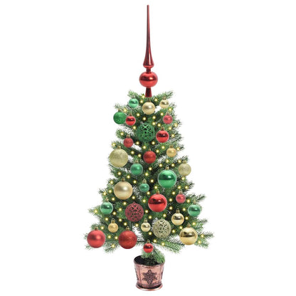 vidaXL Christmas Tree with 150 LEDs with Stand Green 65 cm PE - 49157
