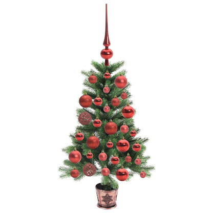 vidaXL Christmas Tree with 150 LEDs with Stand Green 90 cm PE