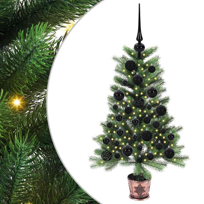 vidaXL Christmas Tree with 150 LEDs with Stand Green 90 cm PE - 49169