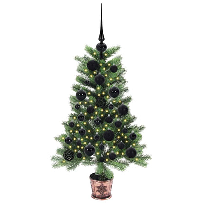 vidaXL Christmas Tree with 150 LEDs with Stand Green 90 cm PE - 49169