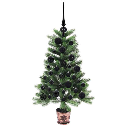 vidaXL Christmas Tree with 150 LEDs with Stand Green 90 cm PE - 49169