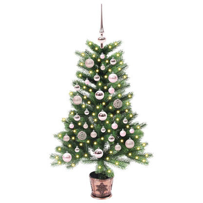 vidaXL Christmas Tree with 150 LEDs with Stand Green 90 cm PE - 49171