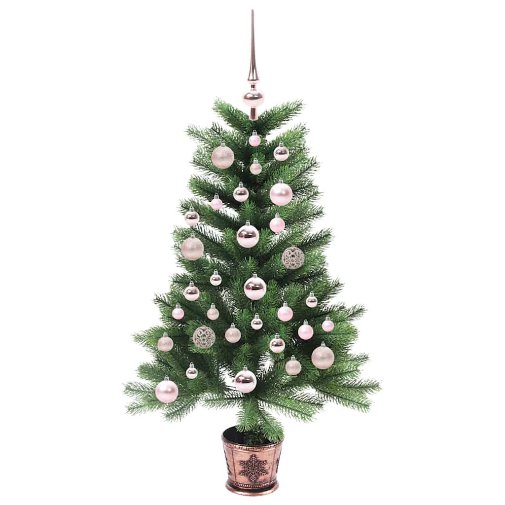 vidaXL Christmas Tree with 150 LEDs with Stand Green 90 cm PE - 49171