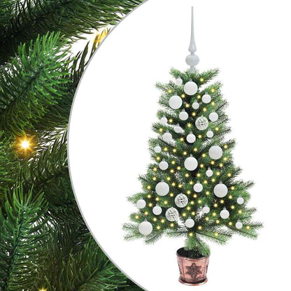 vidaXL Christmas Tree with 150 LEDs with Stand Green 90 cm PE - 49180