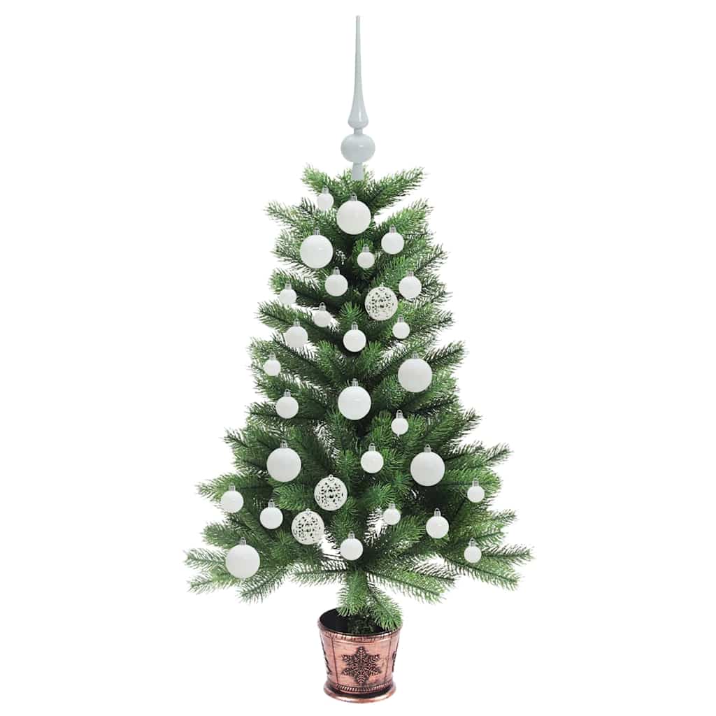 vidaXL Christmas Tree with 150 LEDs with Stand Green 90 cm PE - 49180