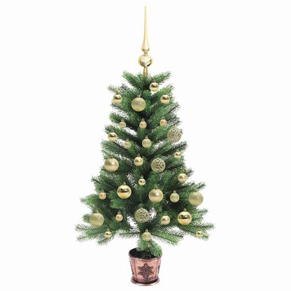 vidaXL Christmas Tree with 150 LEDs with Stand Green 90 cm PE - 49183