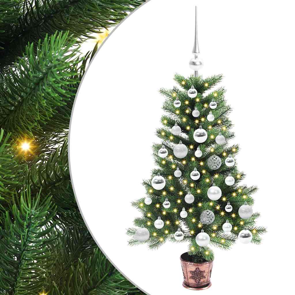 vidaXL Christmas Tree with 150 LEDs with Stand Green 90 cm PE - 49185