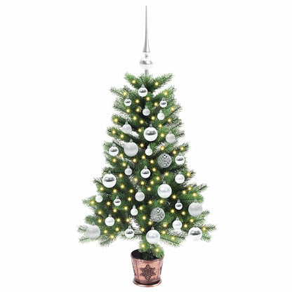 vidaXL Christmas Tree with 150 LEDs with Stand Green 90 cm PE - 49185