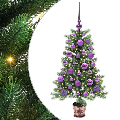 vidaXL Christmas Tree with 150 LEDs with Stand Green 90 cm PE - 49196