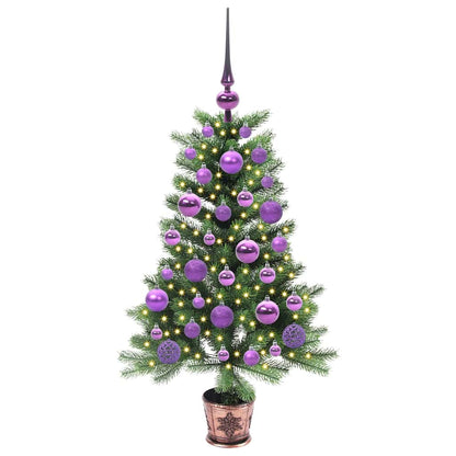 vidaXL Christmas Tree with 150 LEDs with Stand Green 90 cm PE - 49196